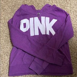 PINK zip up sweatshirt